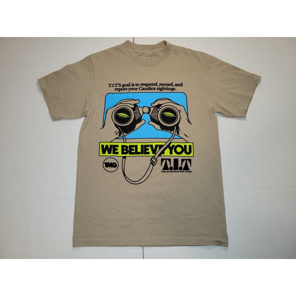 TMG Tiny Meat Gang We Believe You Investigation Team Double-sided Mens Shirt S‎